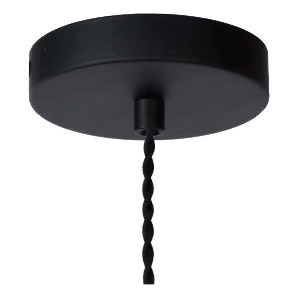 Lucide TEUN - Pendant light - Ø 13 cm - 1xE27 - Black - detail 1